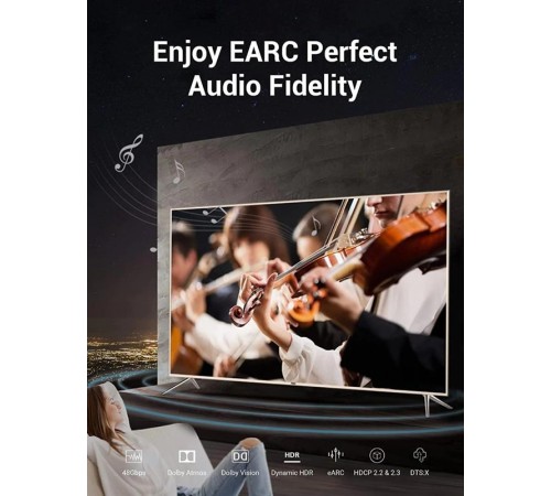 Кабель Vention HDMI - HDMI v.2.1 (M/M), 1 м, Black (AANBF)