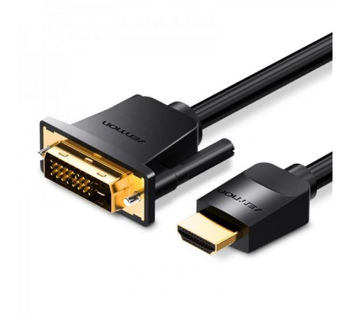 Кабель Vention DVI - HDMI V 1.4 (M/M), 2 м, Black (ABFBH)