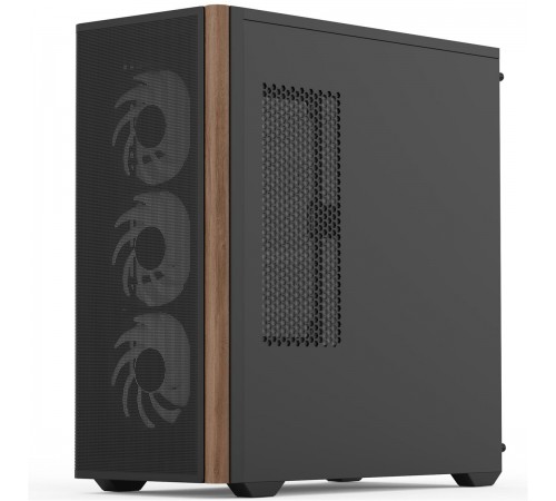Корпус AeroCool D501A-G-BK-v2 (ACCM-DS01043.11) Black без БЖ