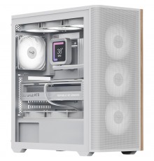 Корпус AeroCool D501A-G-WT-v2 (ACCM-DS01043.21) White без БЖ