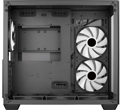 Корпус AeroCool Dryft-G-BK-v2 (ACCM-ES01163.11) Black без БЖ