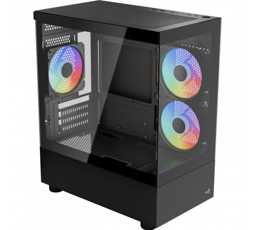 Корпус AeroCool Viewport Mini-G-BK-v2 (ACCM-ES09133.11) Black без БЖ
