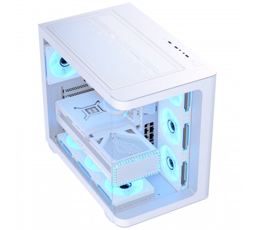 Корпус AeroCool P500C-G-WT-v1 (ACCM-PN01043.21) White без БЖ