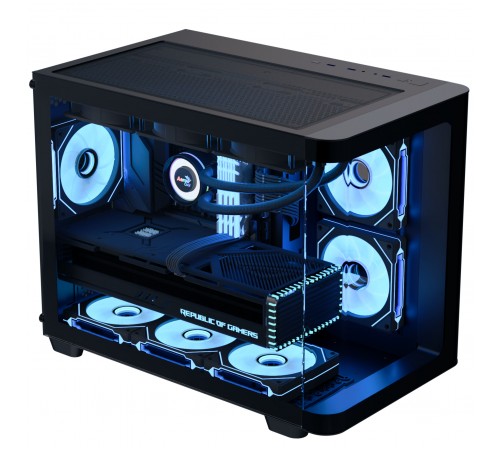 Корпус AeroCool P300C-G-BK-v1 (ACCS-PN02033.11) Black без БЖ