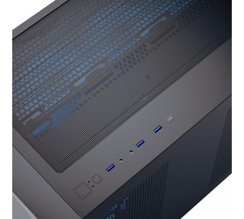 Корпус AeroCool P300C-G-BK-v1 (ACCS-PN02033.11) Black без БЖ