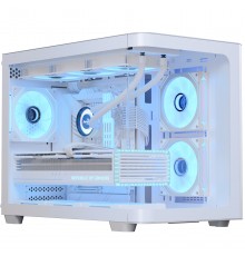 Корпус AeroCool P300C-G-WT-v1 (ACCS-PN02033.21) White без БЖ