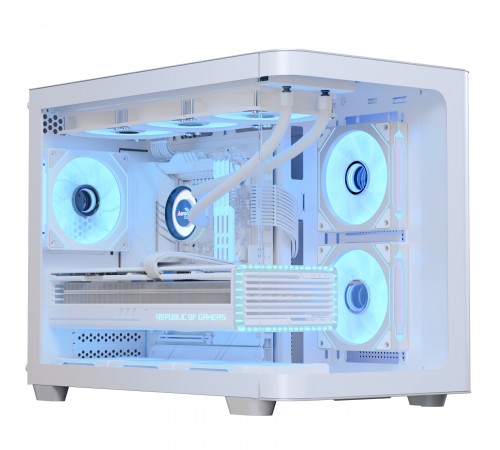 Корпус AeroCool P300C-G-WT-v1 (ACCS-PN02033.21) White без БЖ