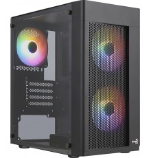 Корпус AeroCool Hexform-G-BK-v2 (ACCX-PV38004.11) Black 600W