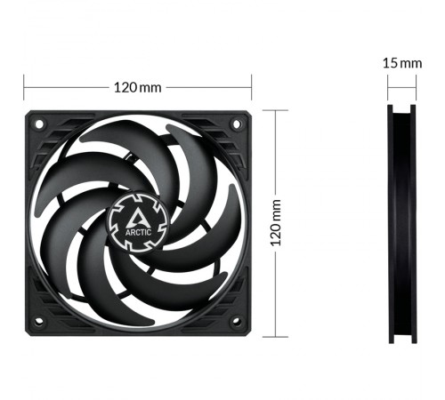 Вентилятор Arctic P12 Slim PWM PST (ACFAN00187A)