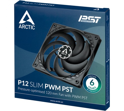 Вентилятор Arctic P12 Slim PWM PST (ACFAN00187A)