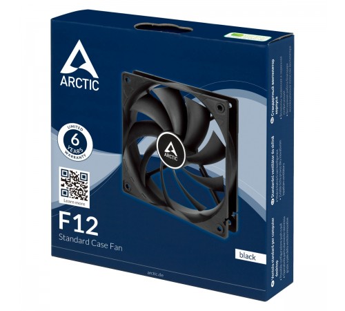 Вентилятор Arctic F12 Black (ACFAN00201A)