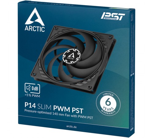Вентилятор Arctic P14 Slim PWM PST (ACFAN00268A)