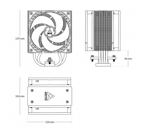 Кулер процесорний Arctic Freezer 36 CO (ACFRE00122A)