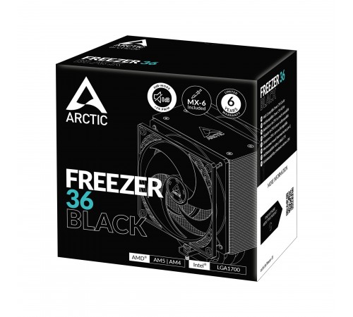 Кулер процесорний Arctic Freezer 36 Black (ACFRE00123A) Кулер процесорний Arctic Freezer 36 Black (ACFRE00123A)