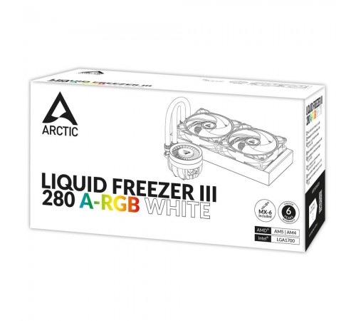Система водяного охолодження Arctic Liquid Freezer III 280 A-RGB White (ACFRE00151A)