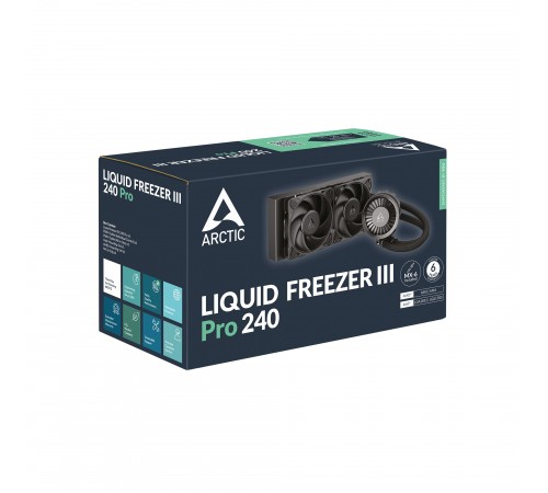 Система водяного охолодження Arctic Liquid Freezer III Pro 240 Black (ACFRE00178A)