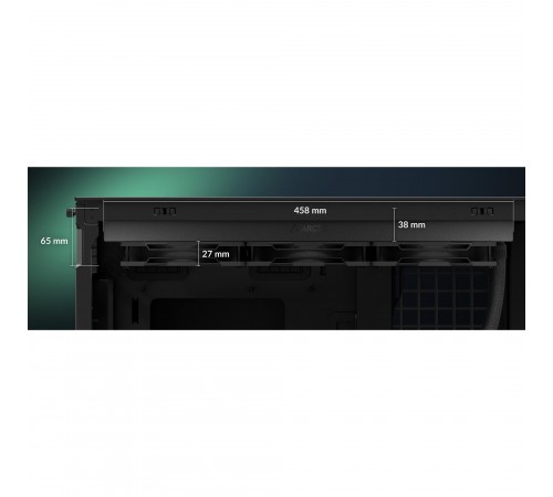 Система водяного охолодження Arctic Liquid Freezer III Pro 420 Black (ACFRE00181A)