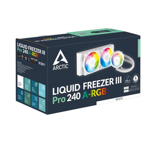 Система водяного охолодження Arctic Liquid Freezer III Pro 240 A-RGB White (ACFRE00186A)