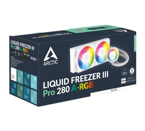 Система водяного охолодження Arctic Liquid Freezer III Pro 280 A-RGB White (ACFRE00187A)
