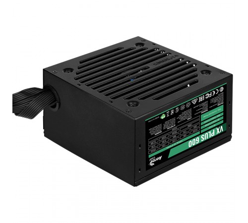 Блок живлення AeroCool VX Plus Stealth 600 (ACPN-VS60NEY.12) 600W