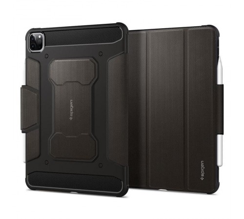 Чохол-книжка Spigen Rugged Armor Pro для Apple iPad Pro 11 (2020/2021/2022) Gunmetal (ACS01025)
