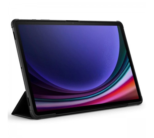 Чохол-книжка Spigen Rugged Armor Pro для Samsung Galaxy Tab S9+ 12.4 SM-X810/SM-X816 / Tab S10+ 12.4 SM-X820/SM-X826 Black (ACS06539)