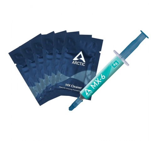 Термопаста Arctic MX-6 4 г + 6x MX Cleaner (ACTCP00084A)
