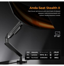Кронштейн Anda Seat Stealth II 17"-32" Blue (AD-W-A6D-1S-BS) (VESA100х100)