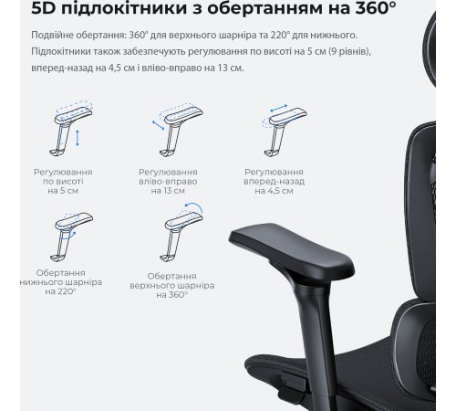 Крісло для геймерів Anda Seat X-Air Pro Size XL Mesh Space Black (AD-WY-01-BBB-B01)