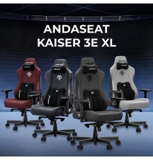 Крісло для геймерів Anda Seat Kaiser 3E XL Dark Gray Fabric (AD23YC-XL-09-GB-CF-G01)