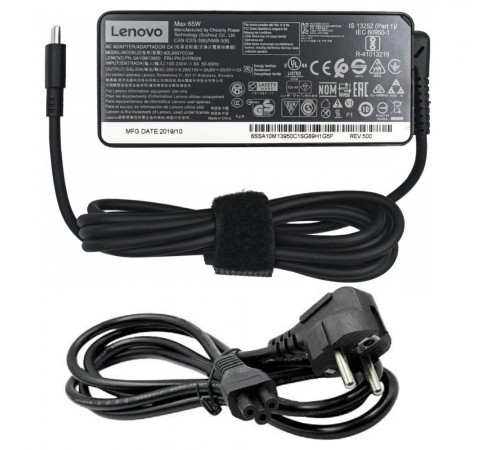 Блок живлення Lenovo 20V 65W 3.25A USB Type-C + каб. живл. (ADLX65YCC3D)