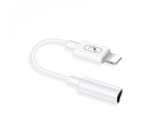 Перехідник SkyDolphin AU02 Lightning - 3.5 мм (M/F) White (ADPT-00017)