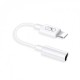 Перехідник SkyDolphin AU02 Lightning - 3.5 мм (M/F) White (ADPT-00017)