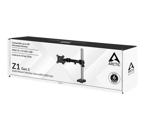 Настільне кріплення Arctic Z1 Gen.3 Black (AEMNT00052A)