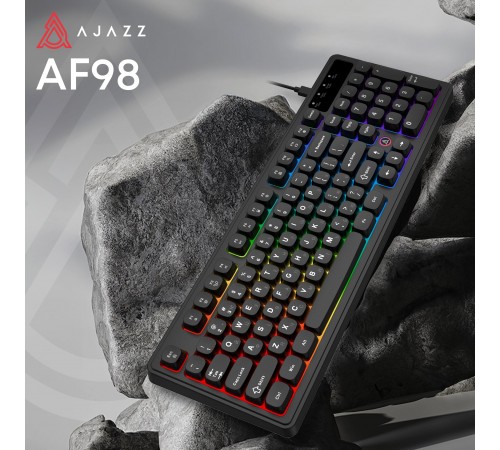 Клавіатура Ajazz AF98 Black USB-C Black (AF98-B)
