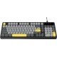 Клавіатура Ajazz AF98 Black USB-C Black Gray Yellow (AF98-BGY)
