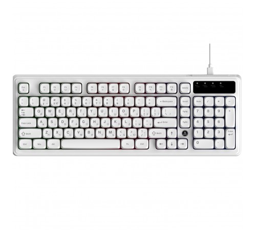 Клавіатура Ajazz AF98 Black USB-C White (AF98-W)