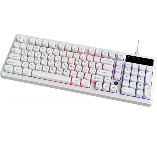 Клавіатура Ajazz AF98 Black USB-C White (AF98-W)