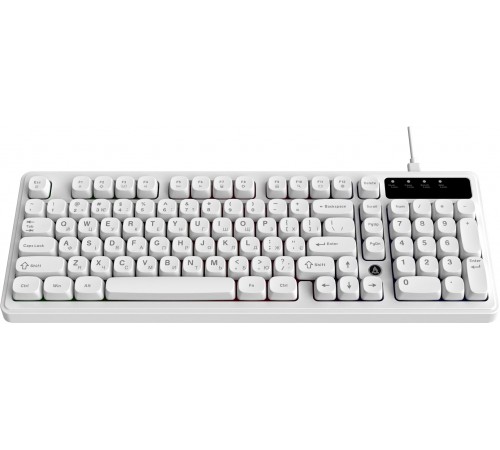 Клавіатура Ajazz AF98 Black USB-C White (AF98-W)