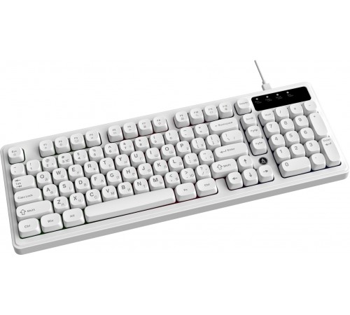 Клавіатура Ajazz AF98 Black USB-C White (AF98-W)