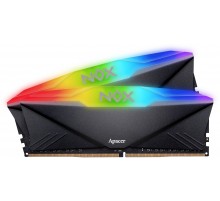 Модуль пам`ятi DDR4 2x16GB/3200 Apacer NOX RGB Black (AH4U32G32C28YNBAA-2)