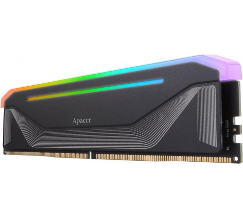 Модуль пам`ятi DDR5 2x16GB/5200 Apacer NOX RGB Black (AH5U32G52C522NBAA-2)