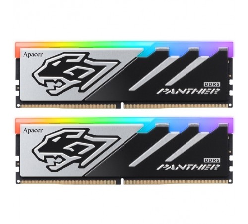 Модуль пам`ятi DDR5 2x16GB/6400 Apacer Panther RGB (AH5U32G64C5529BAA-2)