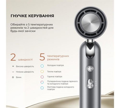 Фен Dreame Pocket Grey (AHD51-GR)