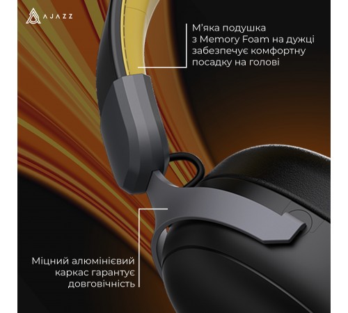 Bluetooth-гарнітура Ajazz AHM08 MAX 3-Mode Black (AHM08-MAX-BGY)
