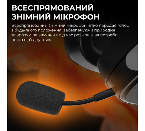 Bluetooth-гарнітура Ajazz AHM09 MAX 3-Mode Black (AHM09-MAX-BGY)