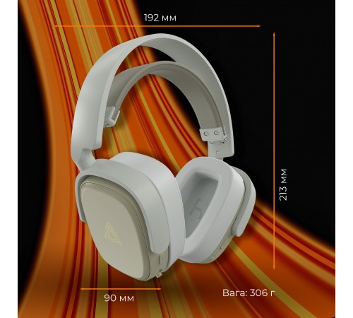 Bluetooth-гарнітура Ajazz AHM09 MAX 3-Mode Grey (AHM09-MAX-GW)