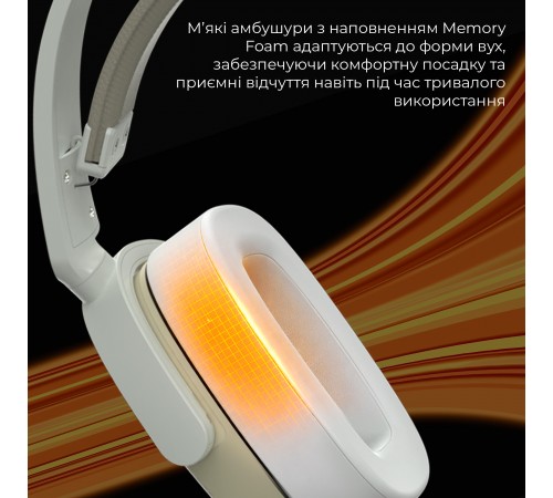 Bluetooth-гарнітура Ajazz AHM09 MAX 3-Mode Grey (AHM09-MAX-GW)