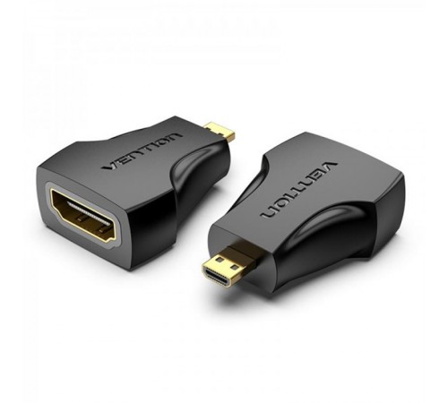 Адаптер Vention HDMI - micro-HDMI (F/M), Black (AITB0)