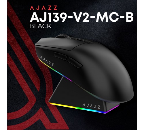 Миша бездротова Ajazz AJ139 V2 Black (AJ139-V2-MC-B)